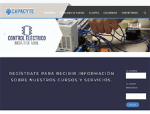 Tablet Screenshot of capacyte.com